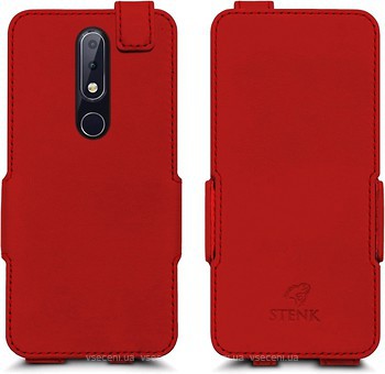 Фото Stenk Prime Flip Case Nokia X6 красный
