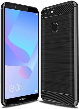 Фото Laudtec Carbon Fiber Black для Huawei Y6 Prime 2018 (LT-HY6PM18)