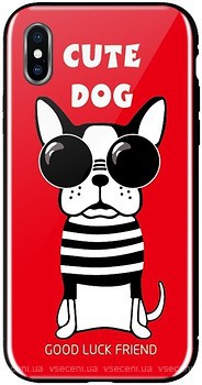 Фото WK Design WPC-087 Apple iPhone X/Xs Cute Dog Red (681920360797)