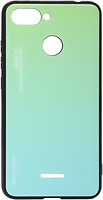 Фото BeCover Gradient Glass Xiaomi Redmi 6 Green-Blue (703579)