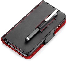 Фото Troika Чехол-книжка со стилусом Red Pepper for Apple iPhone 6/6S Black/Red (IPH62/LE)