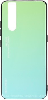 Фото BeCover Gradient Glass Vivo V15 Pro Green-Blue (704035)