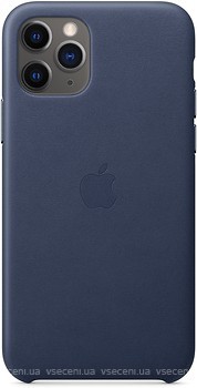 Фото Apple iPhone 11 Pro Leather Case Midnight Blue (MWYG2)