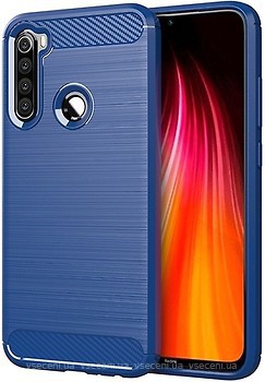 Фото iPaky Slim Anti-fingerprint TPU Case Xiaomi Redmi Note 8 Blue