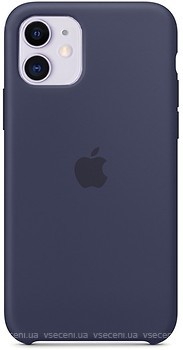 Фото Apple iPhone 11 Silicone Case Original Midnight Blue
