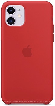 Фото Apple iPhone 11 Silicone Case Original Red