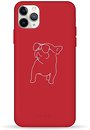 Фото Pump Silicone Minimalistic Case for Apple iPhone 11 Pro Max Pug With (PMSLMN11PROMAX-1/233)