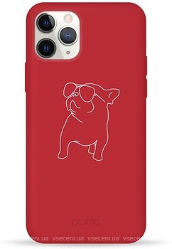 Фото Pump Silicone Minimalistic Case for Apple iPhone 11 Pro Pug With (PMSLMN11PRO-1/233)