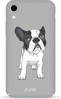 Фото Pump Tender Touch Case for Apple iPhone Xr Bulldog on Gray (PMTTXR-1/107G)