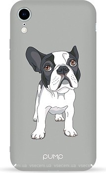 Фото Pump Tender Touch Case for Apple iPhone Xr Bulldog on Gray (PMTTXR-1/107G)