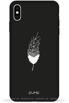 Фото Pump Silicone Minimalistic Case for Apple iPhone Xs Max Feather (PMSLMNXSMAX-6/238)
