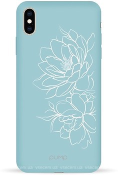 Фото Pump Silicone Minimalistic Case for Apple iPhone Xs Max Floral (PMSLMNXSMAX-7/231)