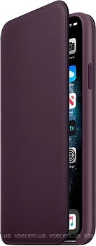 Фото Apple iPhone 11 Pro Max Leather Folio Aubergine (MX092)