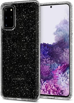 Фото Spigen Case Liquid Crystal Glitter for Samsung Galaxy S20+ SM-G985 Crystal Quartz (ACS00752)