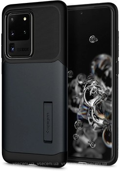 Фото Spigen Case Slim Armor for Samsung Galaxy S20 Ultra SM-G988 Metal Slate (ACS00637)