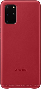Фото Samsung Leather Cover for Galaxy S20+ SM-G985 Red (EF-VG985LREGRU)