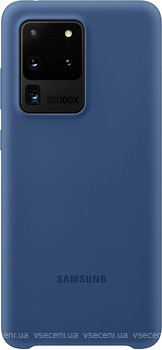 Фото Samsung Silicone Cover for Galaxy S20 Ultra SM-G988 Navy (EF-PG988TNEGRU)