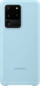 Фото Samsung Silicone Cover for Galaxy S20 Ultra SM-G988 Sky Blue (EF-PG988TLEGRU)