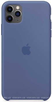 Фото Apple iPhone 11 Pro Max Silicone Case Linen Blue