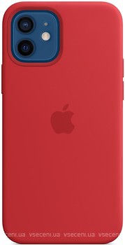 Фото Apple iPhone 12/12 Pro Silicone Case with MagSafe Red (MHL63ZE/A)