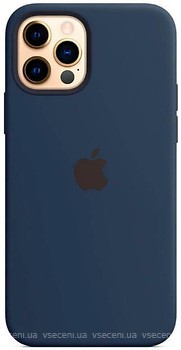 Фото Apple iPhone 12 Pro Max Silicone Case with MagSafe Deep Navy (MHLD3ZE/A)