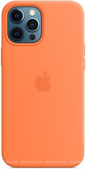 Фото Apple iPhone 12 Pro Max Silicone Case with MagSafe Kumquat (MHL83ZE/A)