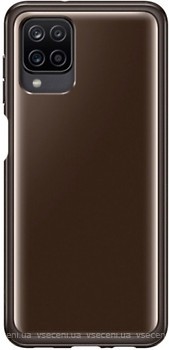 Фото Samsung Soft Clear Cover for Galaxy A12 SM-A125F Clear/Black (EF-QA125TBEGRU)