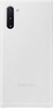Фото Samsung Leather Cover for Galaxy Note 10 SM-N970F White (EF-VN970LWEGRU)