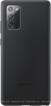 Фото Samsung Leather Cover for Galaxy Note 20 SM-N980F Black (EF-VN980LBEGRU)