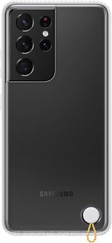 Фото Samsung Clear Protective Cover for Galaxy S21 Ultra SM-G998 Clear/White (EF-GG998CWEGRU)