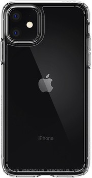 Фото Spigen Case Crystal Hybrid for Apple iPhone 11 Crystal Clear (076CS27086)