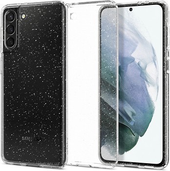 Фото Spigen Case Liquid Crystal Glitter for Samsung Galaxy S21+ SM-G996 Crystal Quartz (ACS02384)