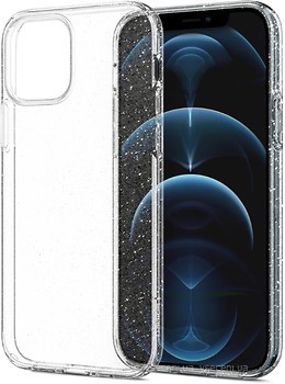 Фото Spigen Case Liquid Crystal Glitter for Apple iPhone 12/12 Pro Crystal Quartz (ACS01698)