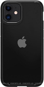 Фото Spigen Case Crystal Hybrid for Apple iPhone 12/12 Pro Matte Black (ACS01521)