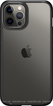 Фото Spigen Case Crystal Hybrid for Apple iPhone 12 Pro Max Matte Black (ACS01477)