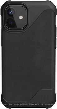 Фото UAG Metropolis LT Leather Apple iPhone 12 Mini Black (11234O118340)