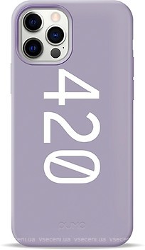 Фото Pump Silicone Minimalistic Case for Apple iPhone 12/12 Pro 420 White (PMSLMN12(6.1)-6/2461)