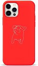 Фото Pump Silicone Minimalistic Case for Apple iPhone 12/12 Pro Pug With (PMSLMN12(6.1)-1/233)