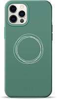 Фото Pump Silicone Minimalistic Case for Apple iPhone 12 Pro Max Circles on Green (PMSLMN12(6.7)-6/1731)