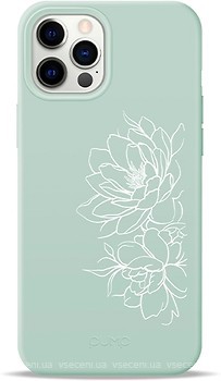 Фото Pump Silicone Minimalistic Case for Apple iPhone 12 Pro Max Floral (PMSLMN12(6.7)-7/231)
