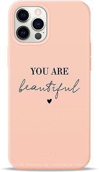 Фото Pump Silicone Minimalistic Case for Apple iPhone 12 Pro Max You Are Beautifull (PMSLMN12(6.7)-13/128)