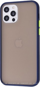 Фото Shadow Matte TPU Case for Apple iPhone 12/12 Pro Dark Blue