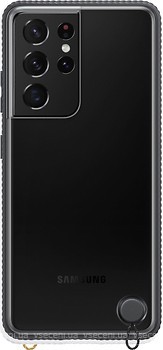 Фото Samsung Clear Protective Cover for Galaxy S21 Ultra SM-G998 Black (EF-GG998CBEGRU)