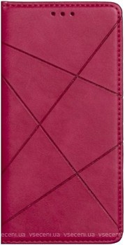 Фото Business Leather кожаный чехол-книжка Business Series Xiaomi Mi 10 Lite красный