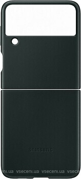 Фото Samsung Leather Cover for Galaxy Z Flip3 SM-F711B Green (EF-VF711LGEGRU)