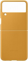 Фото Samsung Leather Cover for Galaxy Z Flip3 SM-F711B Mustard (EF-VF711LYEGRU)