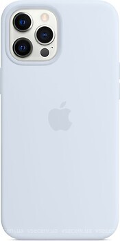Фото Apple iPhone 12 Pro Max Silicone Case with MagSafe Cloud Blue (MKTY3)