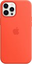 Фото Apple iPhone 12 Pro Max Silicone Case with MagSafe Electric Orange (MKTX3)