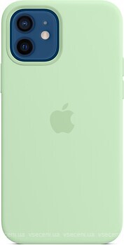 Фото Apple iPhone 12/12 Pro Silicone Case with MagSafe and Splash Screen Pistachio