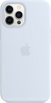 Фото Apple iPhone 12 Pro Max Silicone Case with MagSafe and Splash Screen Cloud Blue